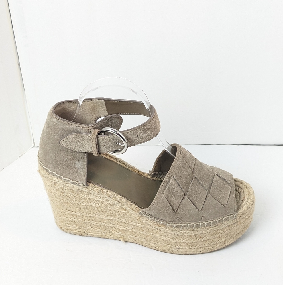 Marc Fisher Suede Espidrille Wedges - Picture 2 of 16